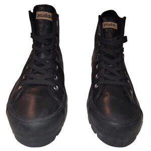 Mudd Jupiter-01L Ladies Black Lace Up Boots Size 10
